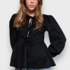 Blouses>Meet Me There Angel Blouse Black
