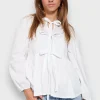 Blouses>Meet Me There Angel Blouse White