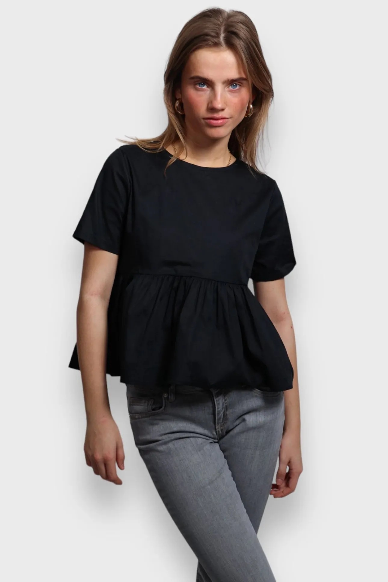 Hauts>Meet Me There Belle Blouse Black