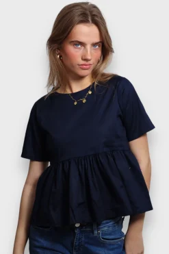 Blouses>Meet Me There Belle Blouse Navy