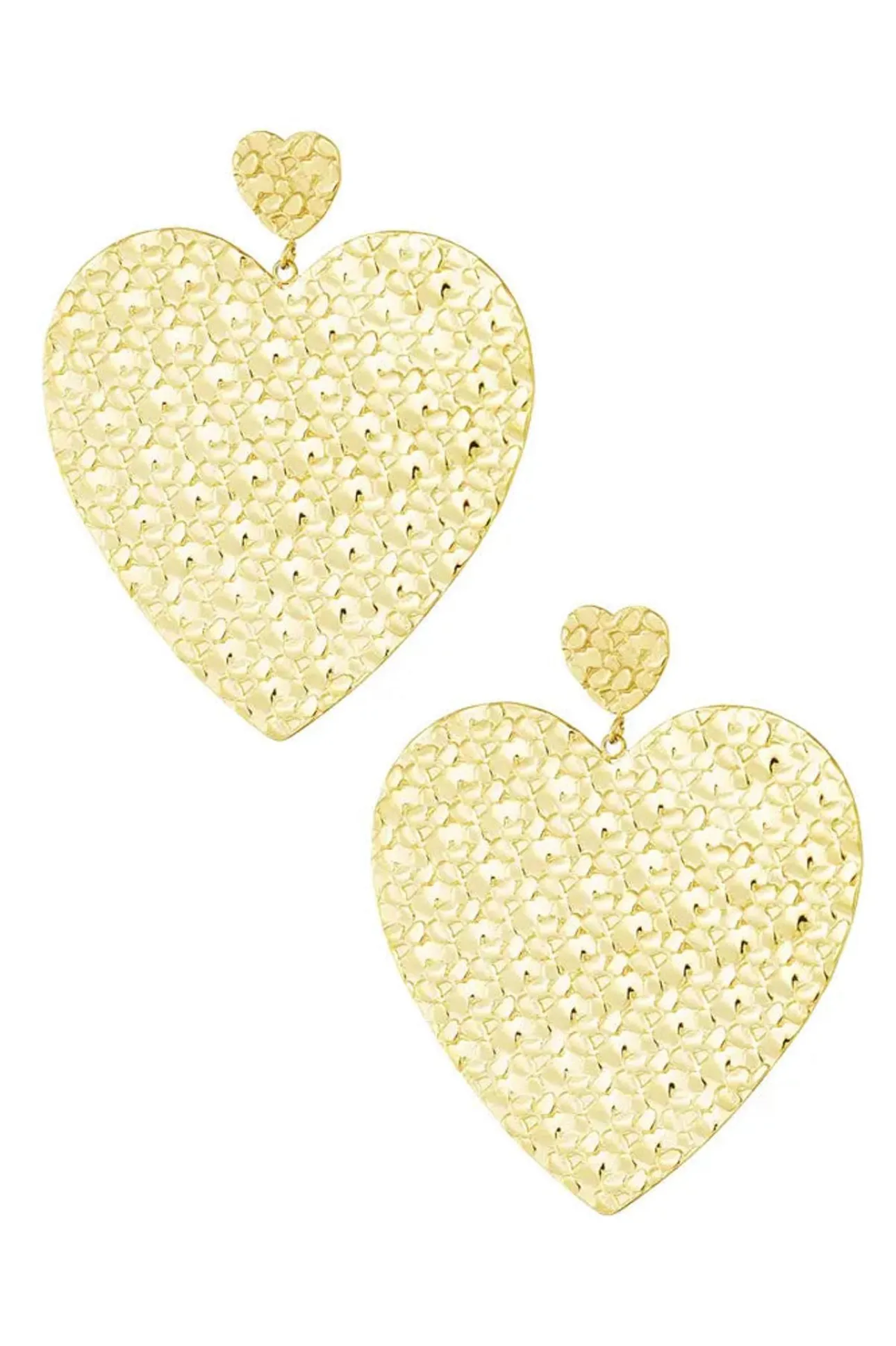 Bijoux>Meet Me There Big Heart Earrings