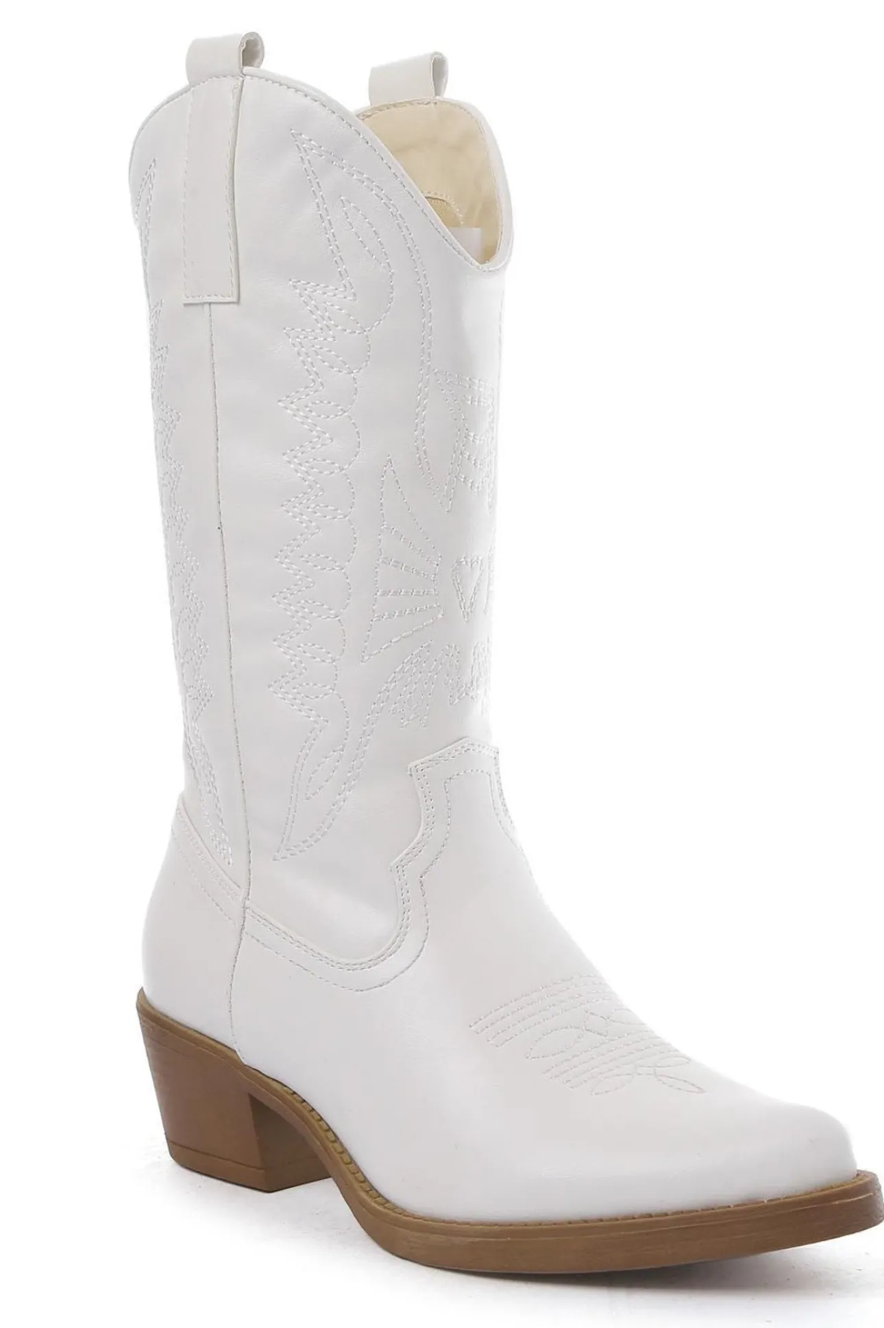Chaussures>Meet Me There Bottes "Cowboy" Blanches
