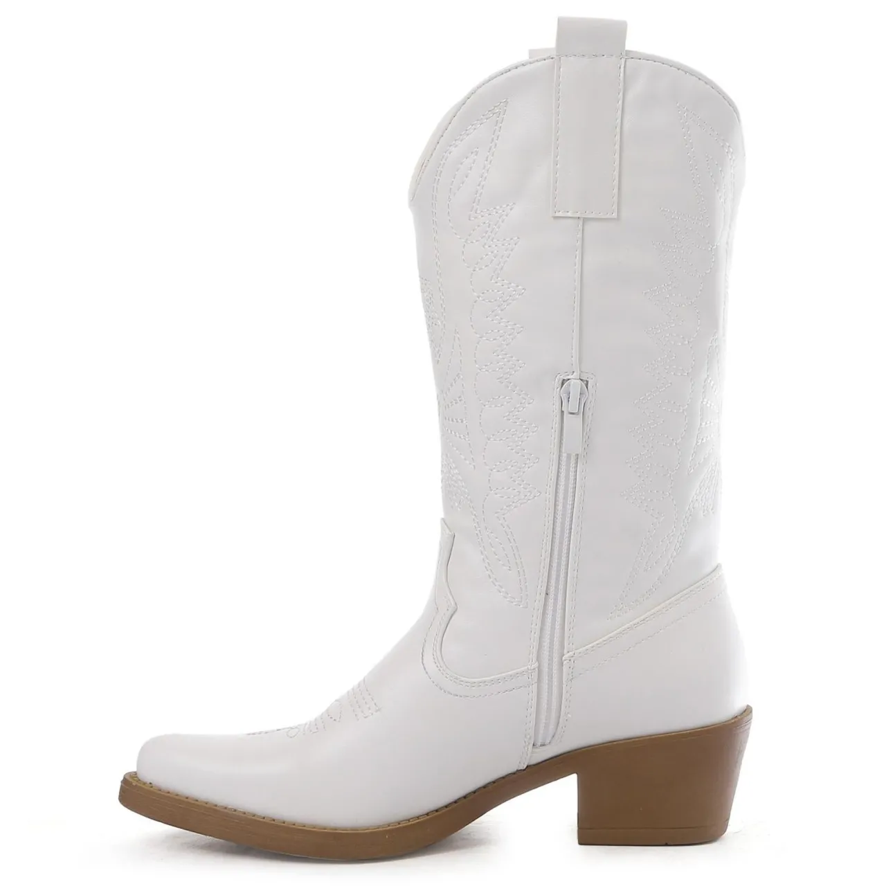 Chaussures>Meet Me There Bottes "Cowboy" Blanches