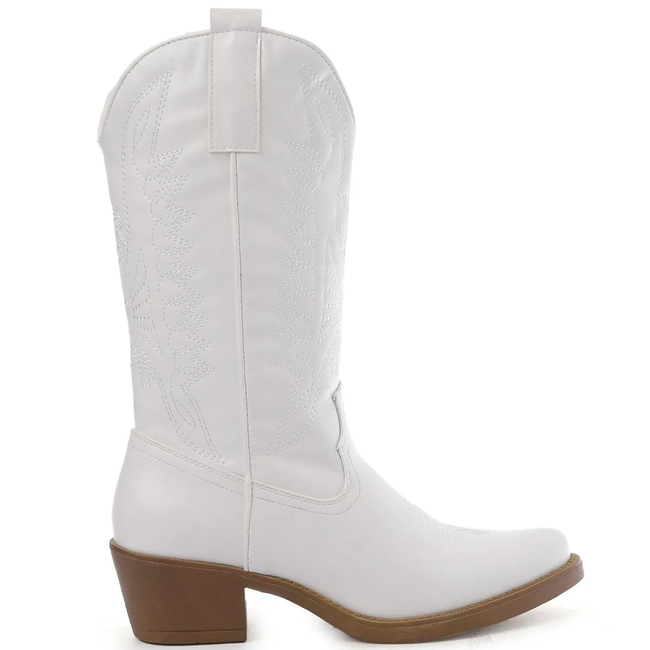 Chaussures>Meet Me There Bottes "Cowboy" Blanches