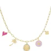 Bijoux>Meet Me There Charm Necklace Palms