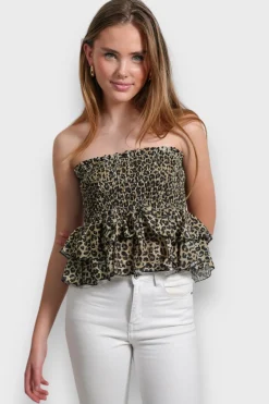 Hauts>Meet Me There Cheetah Top