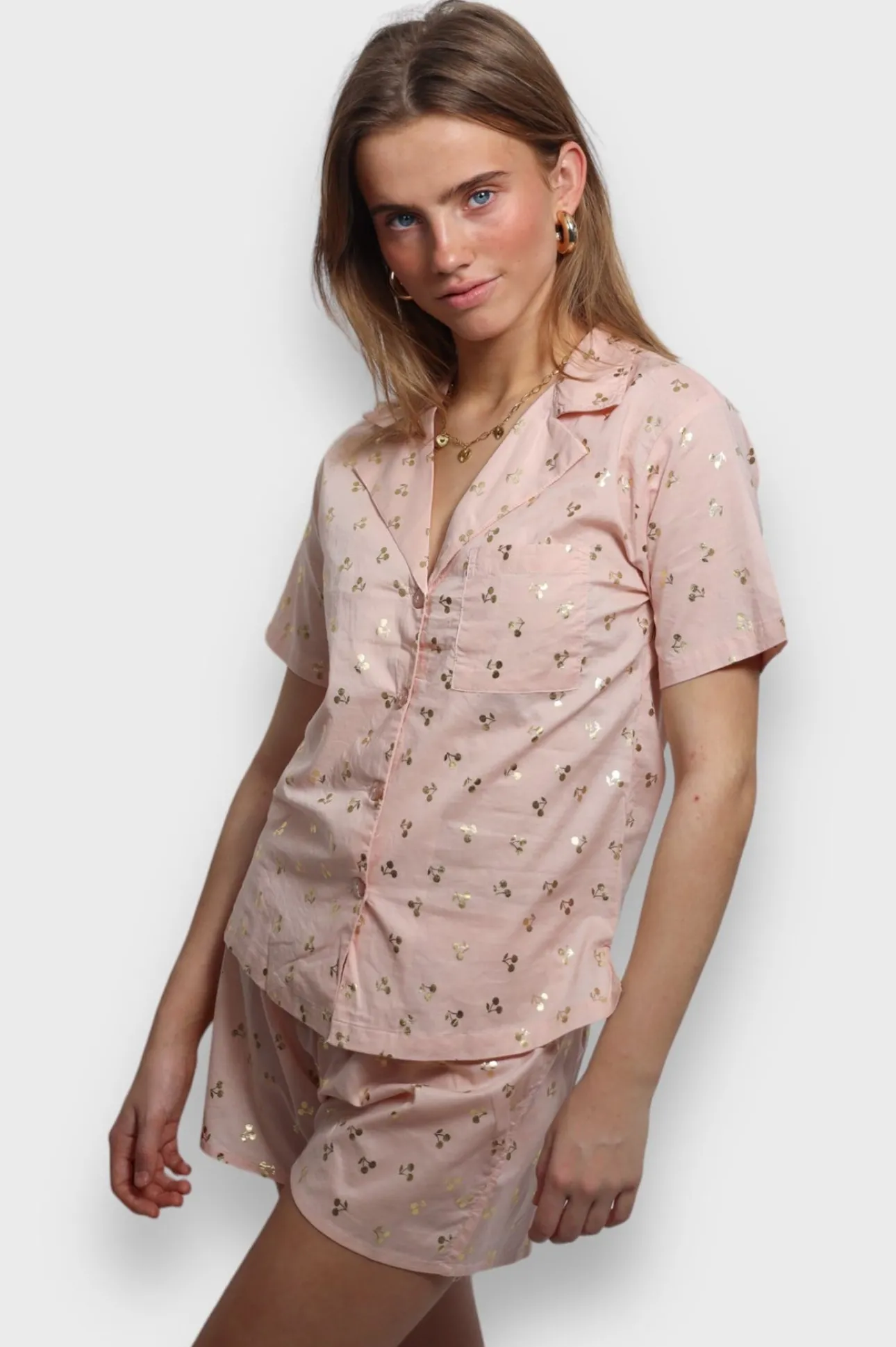Loungewear>Meet Me There Cherry Pyjama