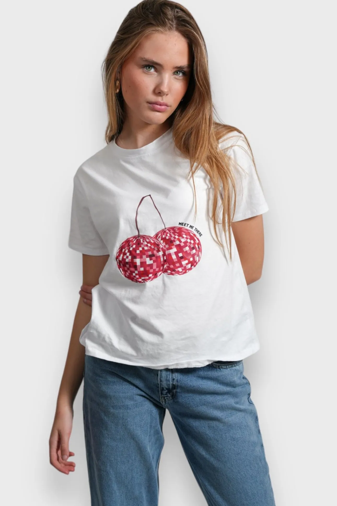 T-Shirts>Meet Me There Cherry T-Shirt