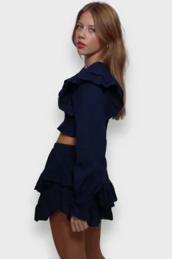 Hauts>Meet Me There Coco Top Navy