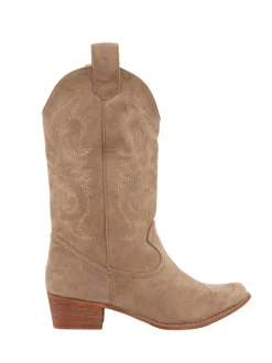 Chaussures>Meet Me There Cowboy Boots Brown Suede