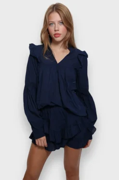 Jupes>Meet Me There Dots Skort Navy
