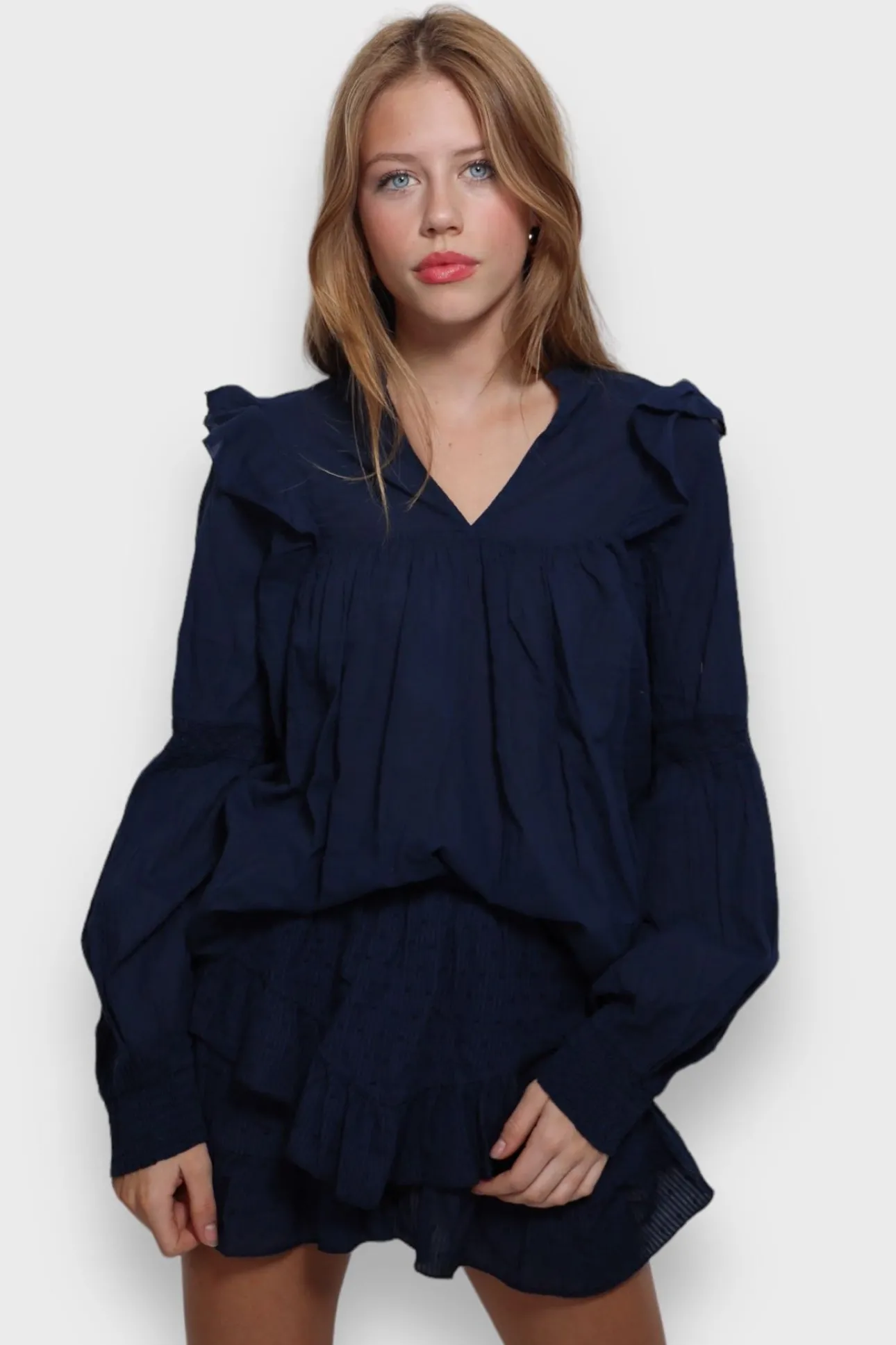 Jupes>Meet Me There Dots Skort Navy