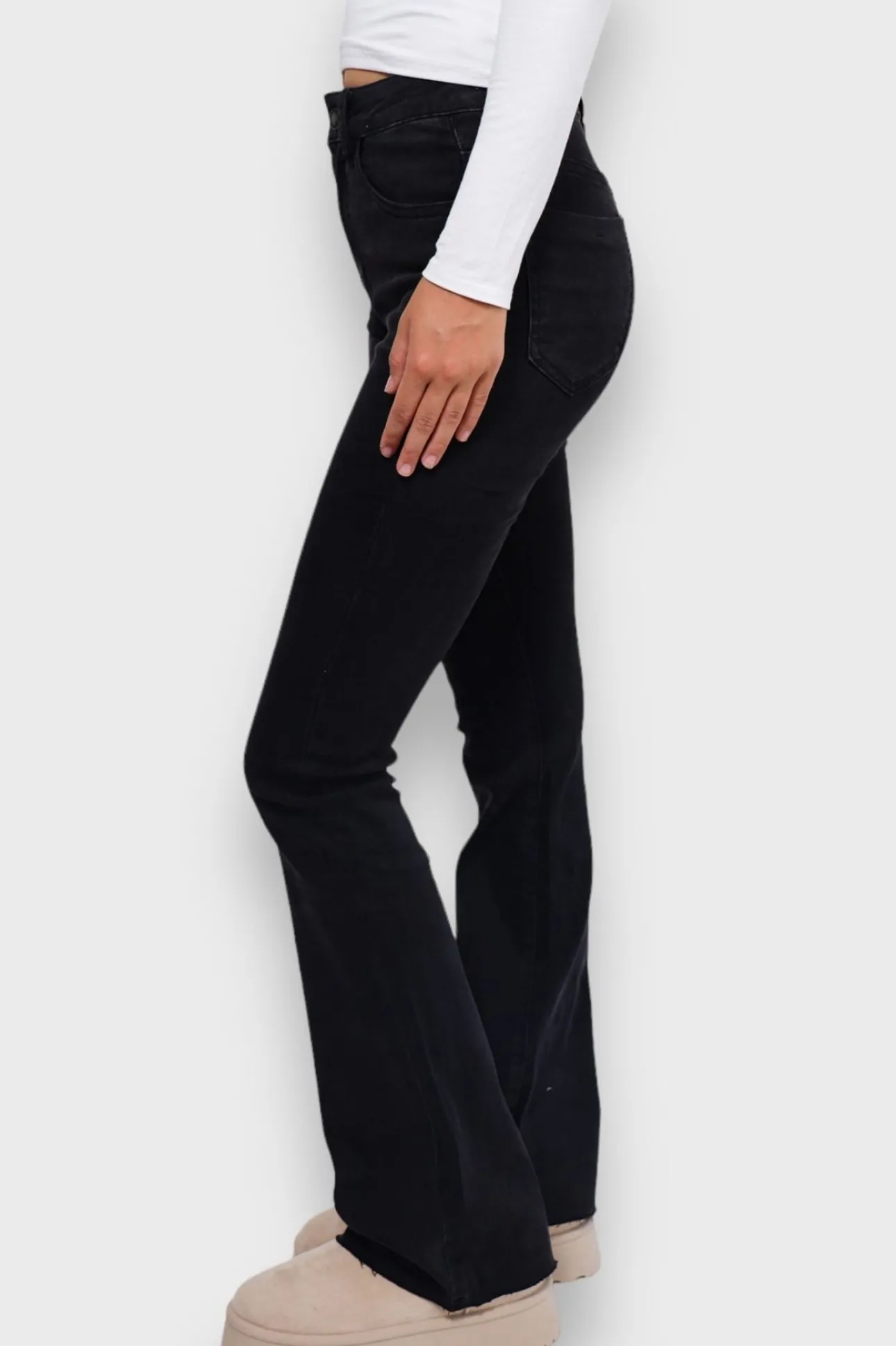 Pantalon>Meet Me There Flared Jeans Black