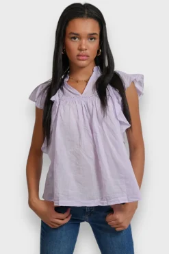 Blouses>Meet Me There Flora Blouse Lila