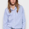 Blouses>Meet Me There Get Cozy Blouse Blue