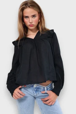 Blouses>Meet Me There Glory Blouse Black