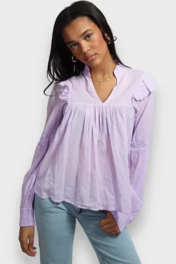 Hauts>Meet Me There Glory Blouse Lila