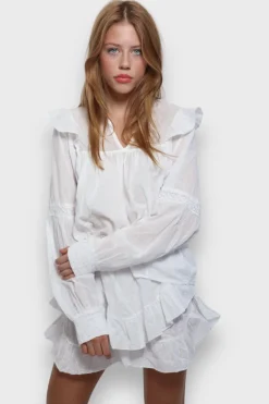 Blouses>Meet Me There Glory Blouse White