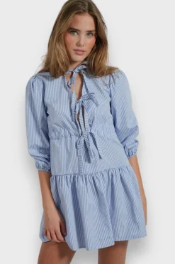 Robes>Meet Me There Halo Dress Striped