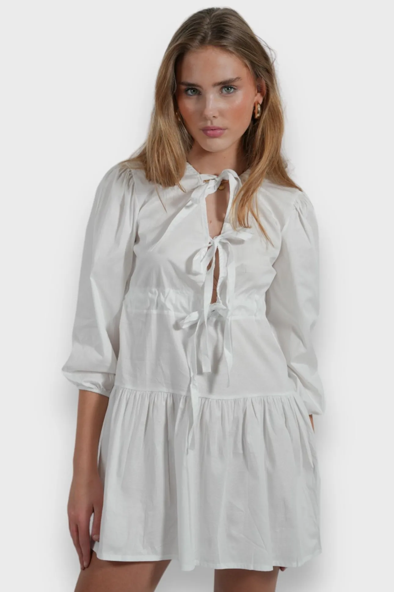 Robes>Meet Me There Halo Dress White