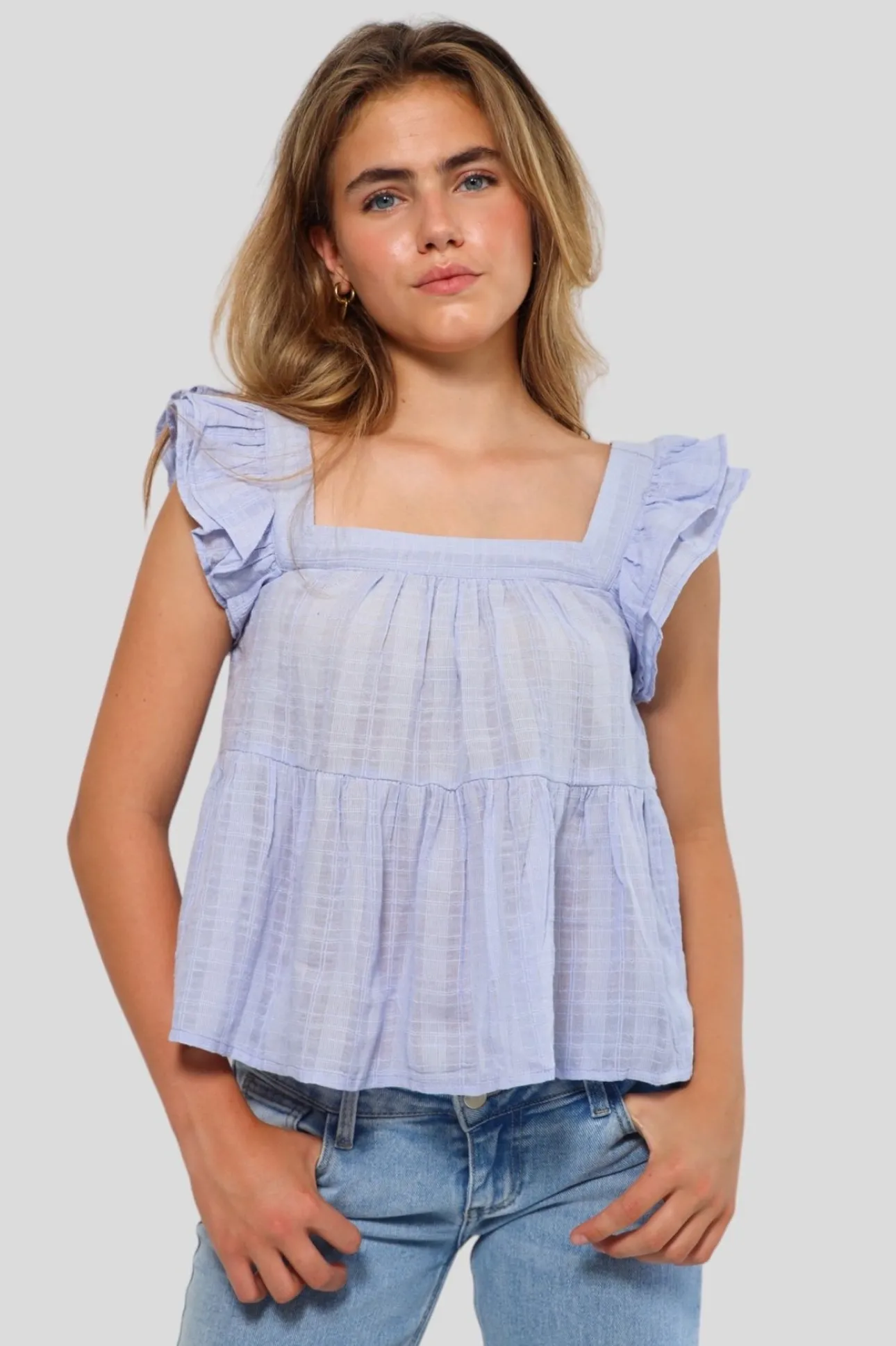 Hauts>Meet Me There Heaven Top Blue