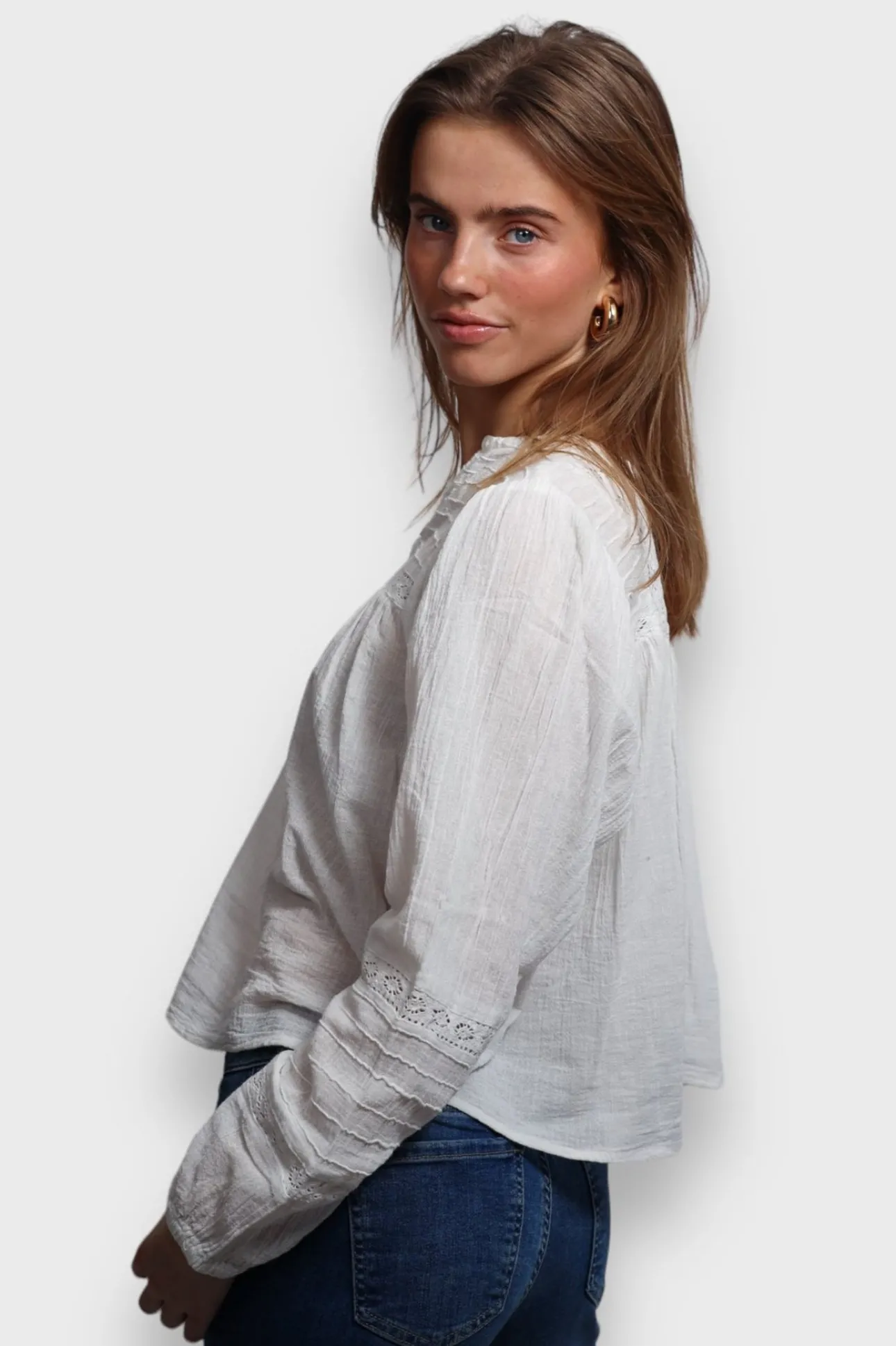 Hauts>Meet Me There Ibiza Blouse White