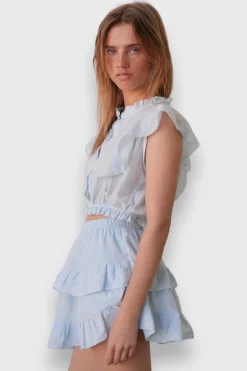Jupes>Meet Me There Joy Skort Light Blue