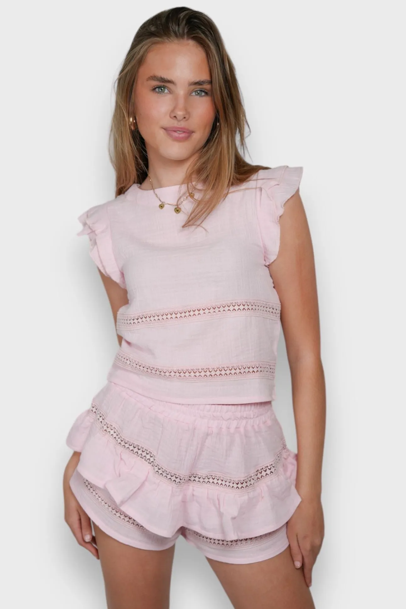 Jupes>Meet Me There Junies Short Pink