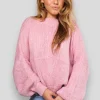 Gilets Et Pulls>Meet Me There Keep Me Warm Sweater Baby Pink