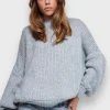 Gilets Et Pulls>Meet Me There Keep Me Warm Sweater Light Blue