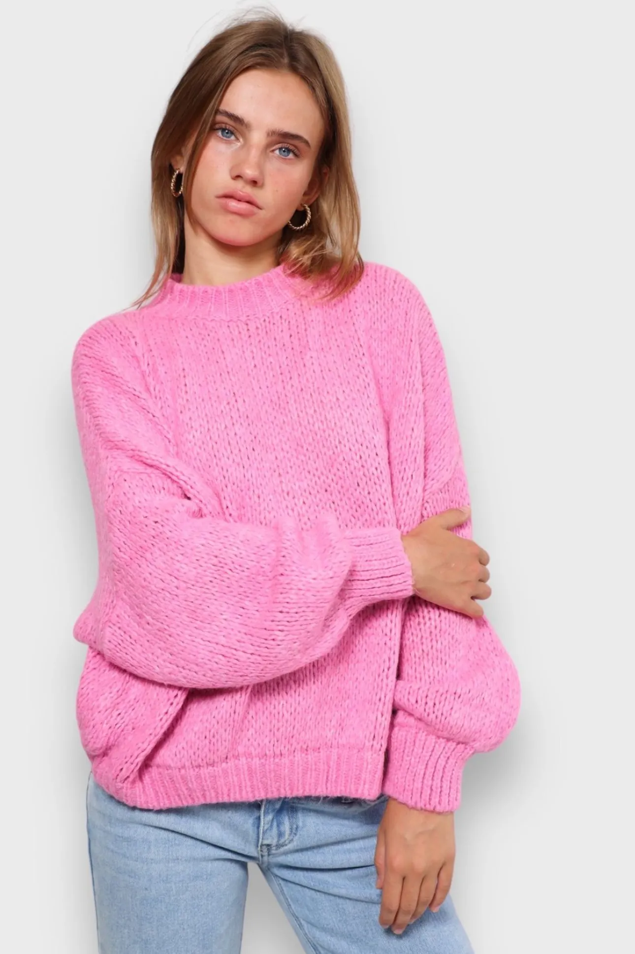 Gilets Et Pulls>Meet Me There Keep Me Warm Sweater Pink