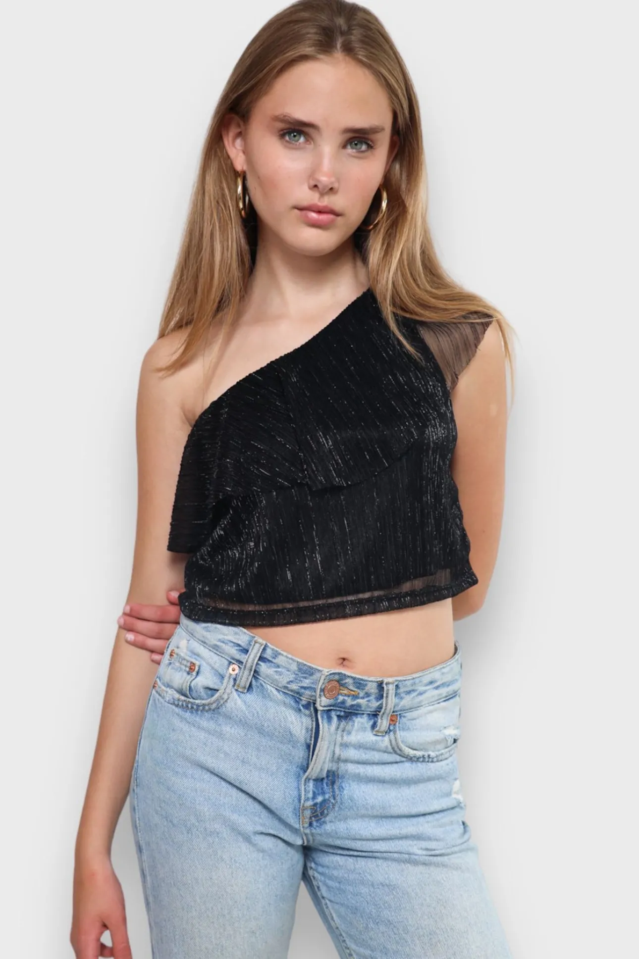 Hauts>Meet Me There Liv Top Black