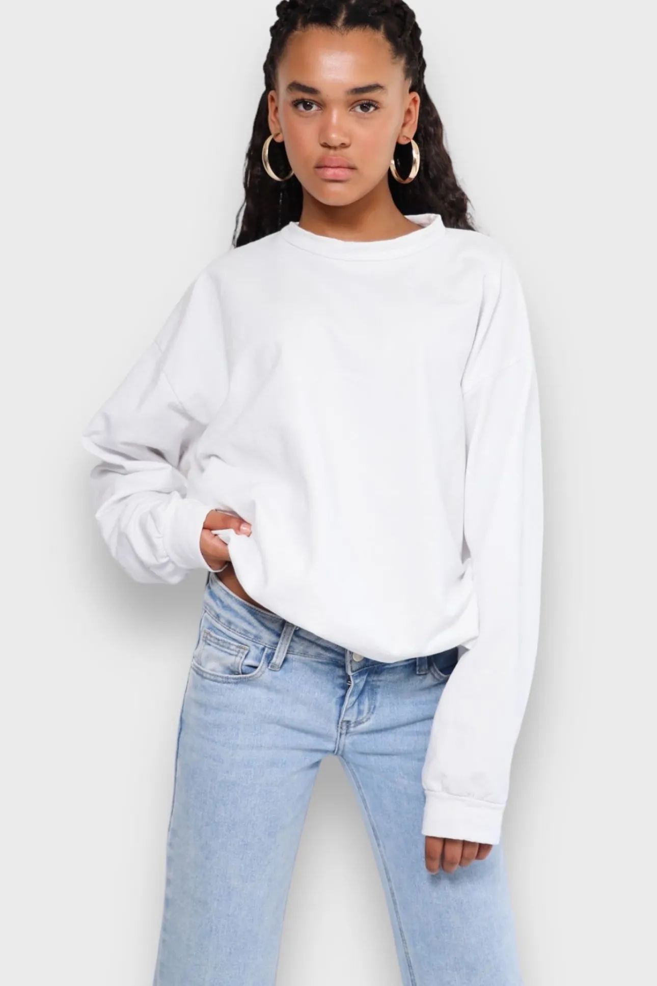 Gilets Et Pulls>Meet Me There Lounge Sweater White