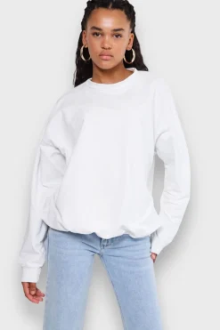 Hoodies En Sweaters>Meet Me There Lounge Sweater White