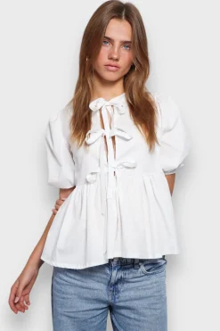 Blouses>Meet Me There Lovely Blouse White