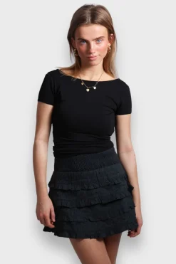 Jupes>Meet Me There Lucy Skirt Black