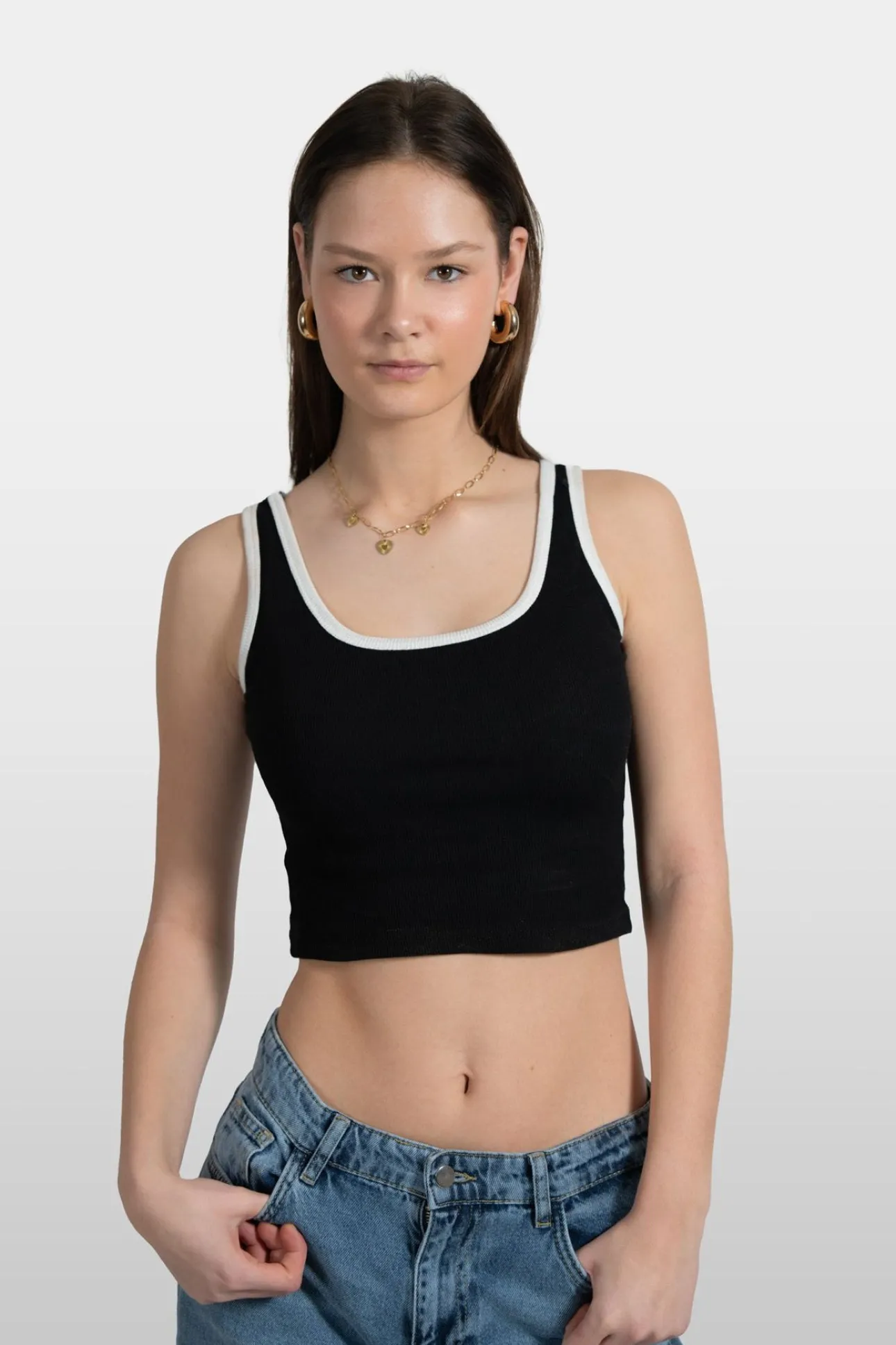 Hauts>Meet Me There Lulu Top Black