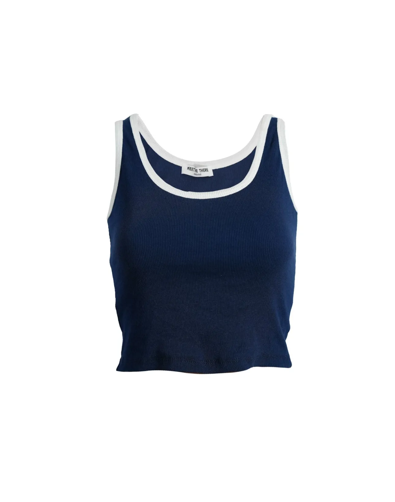 Hauts>Meet Me There Lulu Top Navy