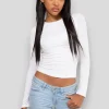 Hauts>Meet Me There Muse Top White