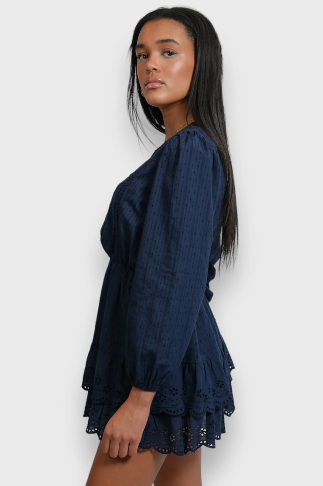 Robes>Meet Me There Olivia Dress Navy