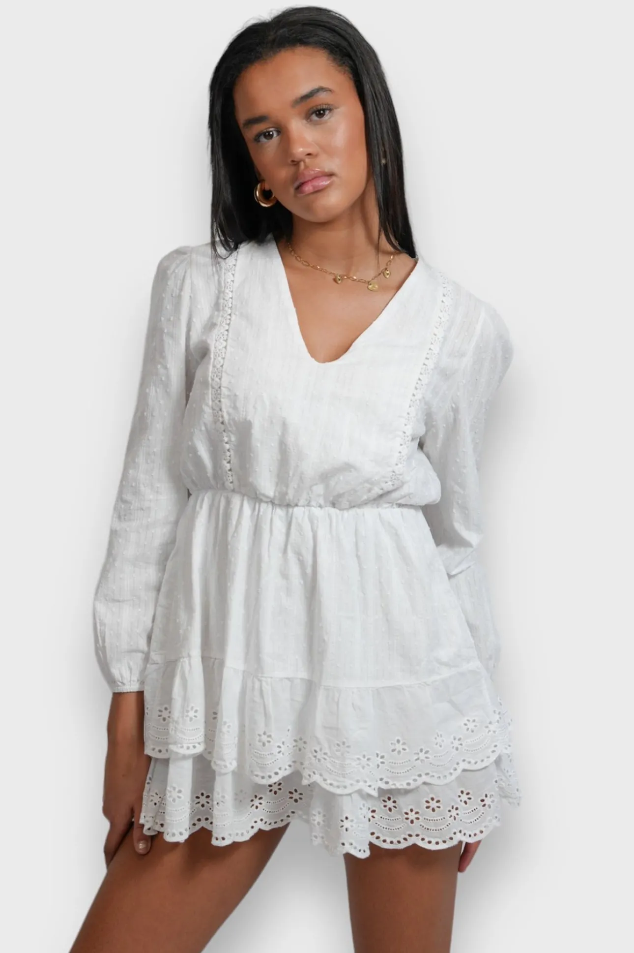 Robes>Meet Me There Olivia Dress White