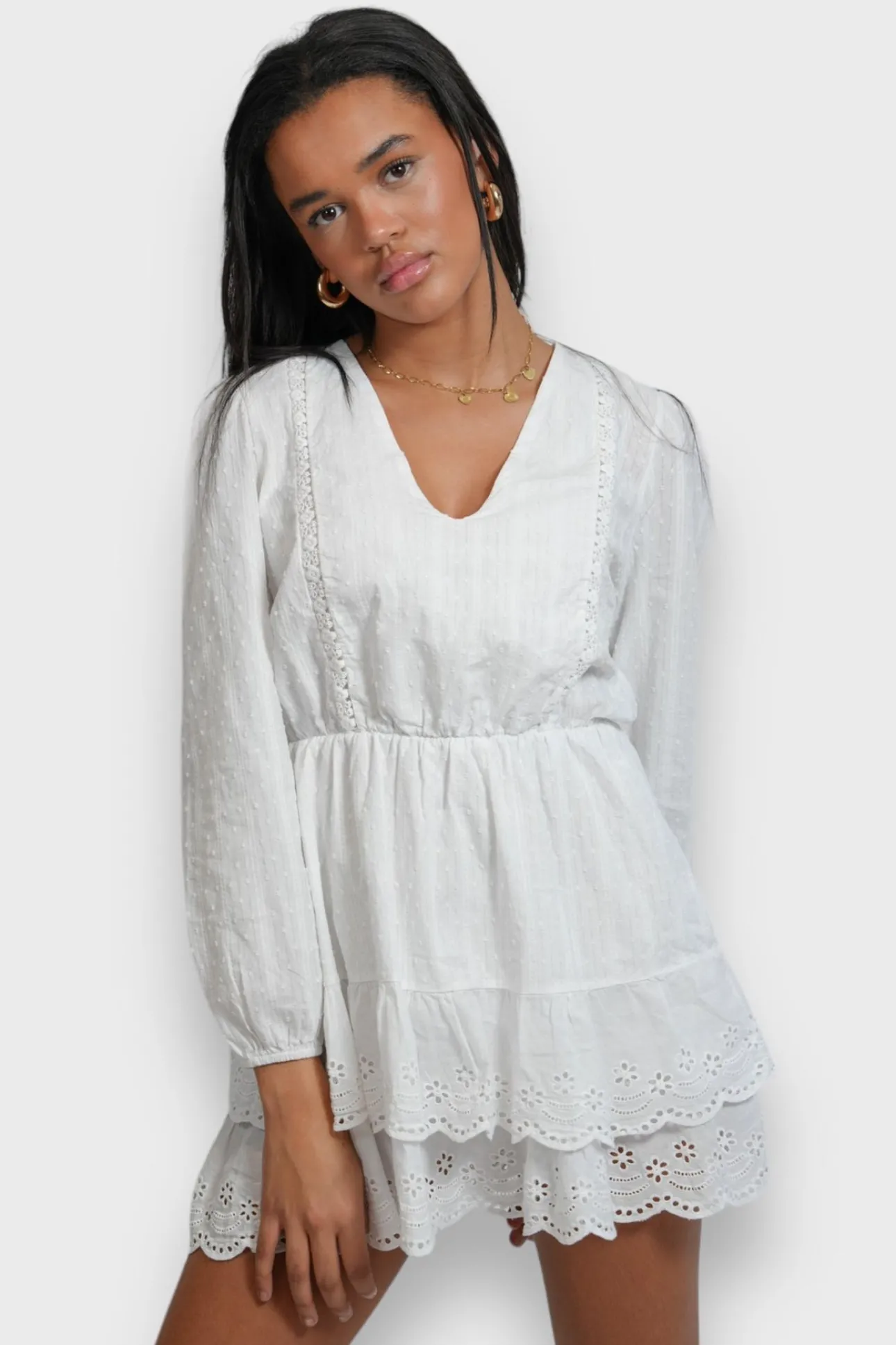 Robes>Meet Me There Olivia Dress White