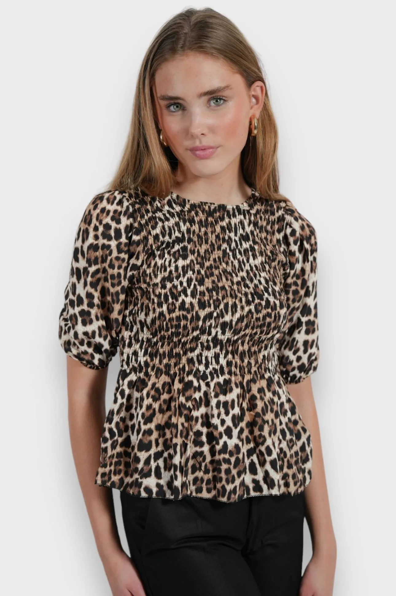 Hauts>Meet Me There Panther Blouse