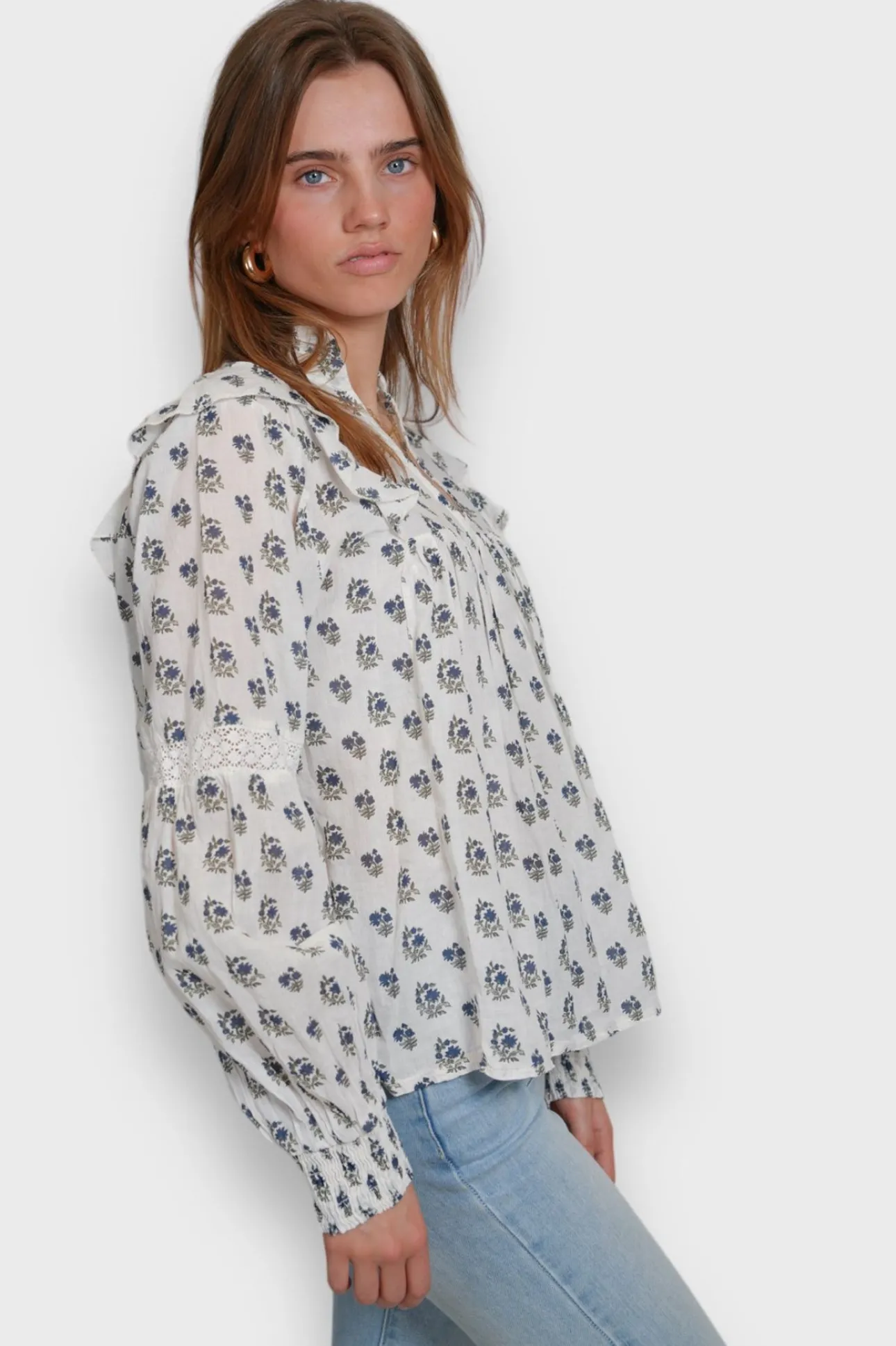 Blouses>Meet Me There Peony Blouse