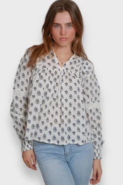 Hauts>Meet Me There Peony Blouse