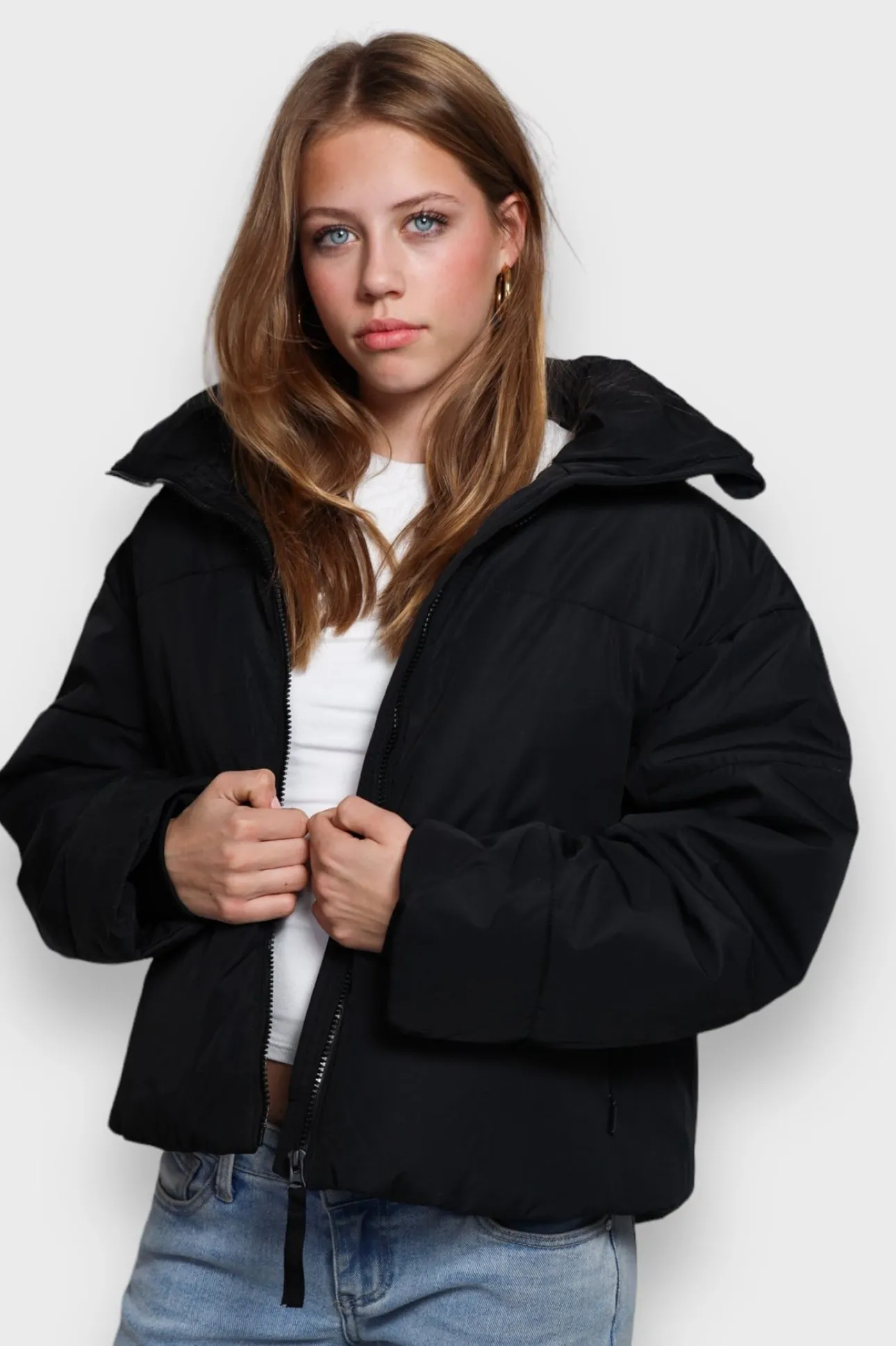 Vestes>Meet Me There Puffer Jacket Black