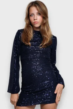 Robes>Meet Me There Robe Brillante Bleu