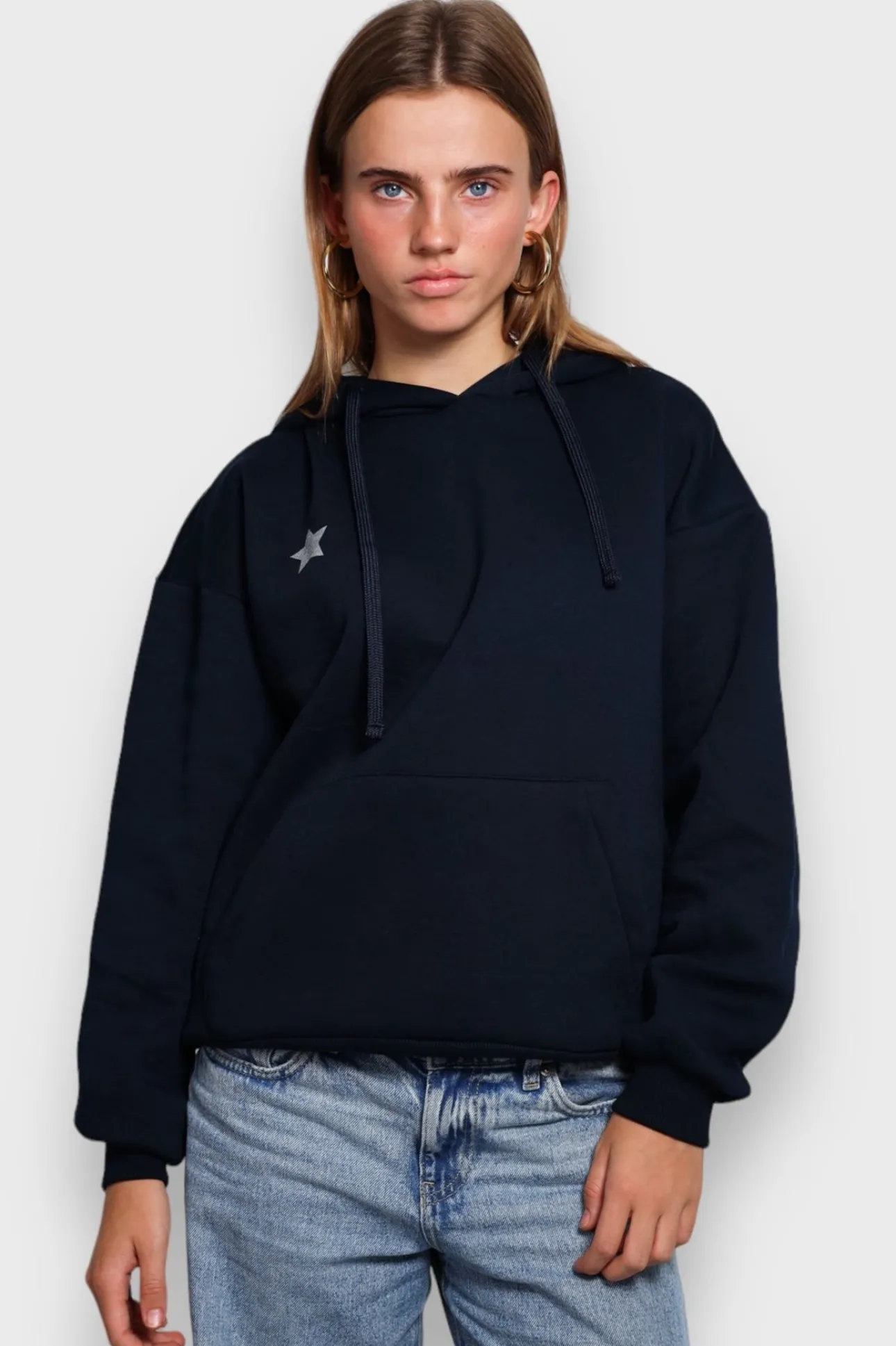 Gilets Et Pulls>Meet Me There Stargirl Hoodie Navy