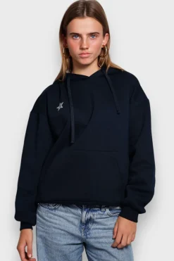 Hoodies En Sweaters>Meet Me There Stargirl Hoodie Navy