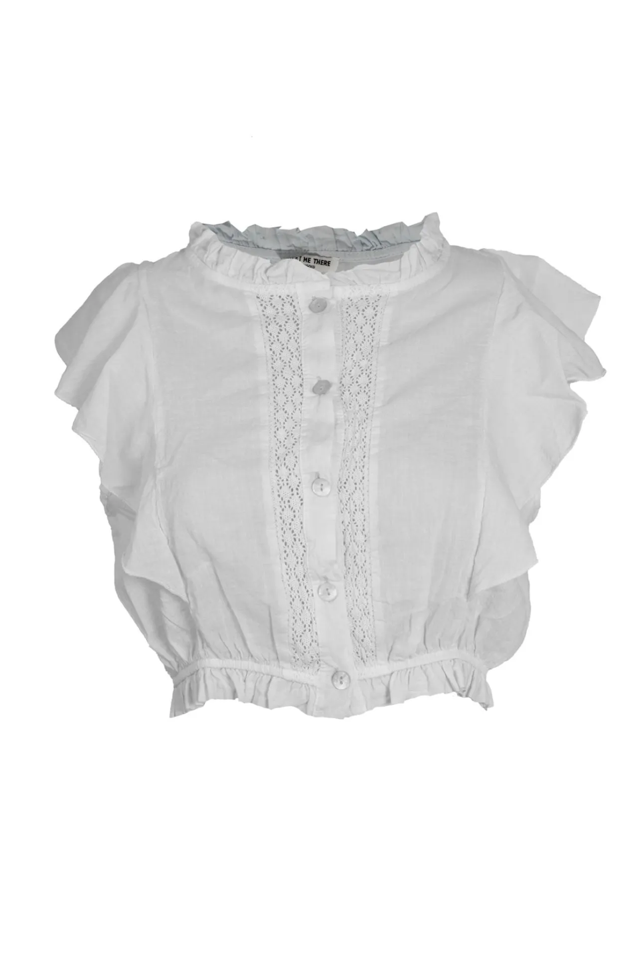 Blouses>Meet Me There Sunshine Blouse White